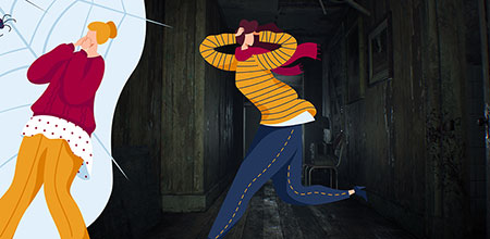 Alucinar con quitarse telas de arañas, puede ser un caso grave de pscicosis