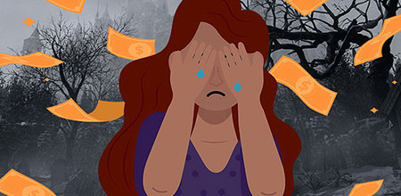 Un adicto a los juegos de azar puede perder mucho dinero a lo largo de su vida