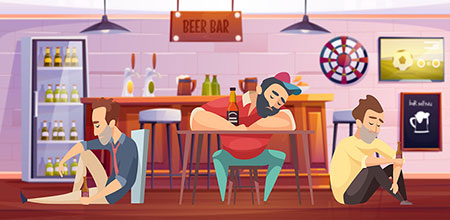 Consecuencias del alcoholismo en la vida diaria El alcoholismo afecta aspectos de la vida