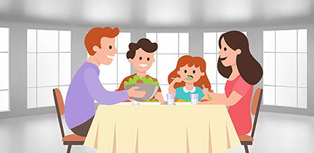 Debemos formar hábitos alimenticios para poder salir adelante