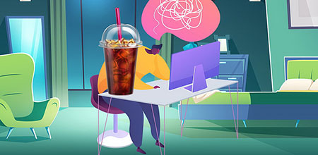 Las bebidas estimulantes tienen un impacto en la concentración