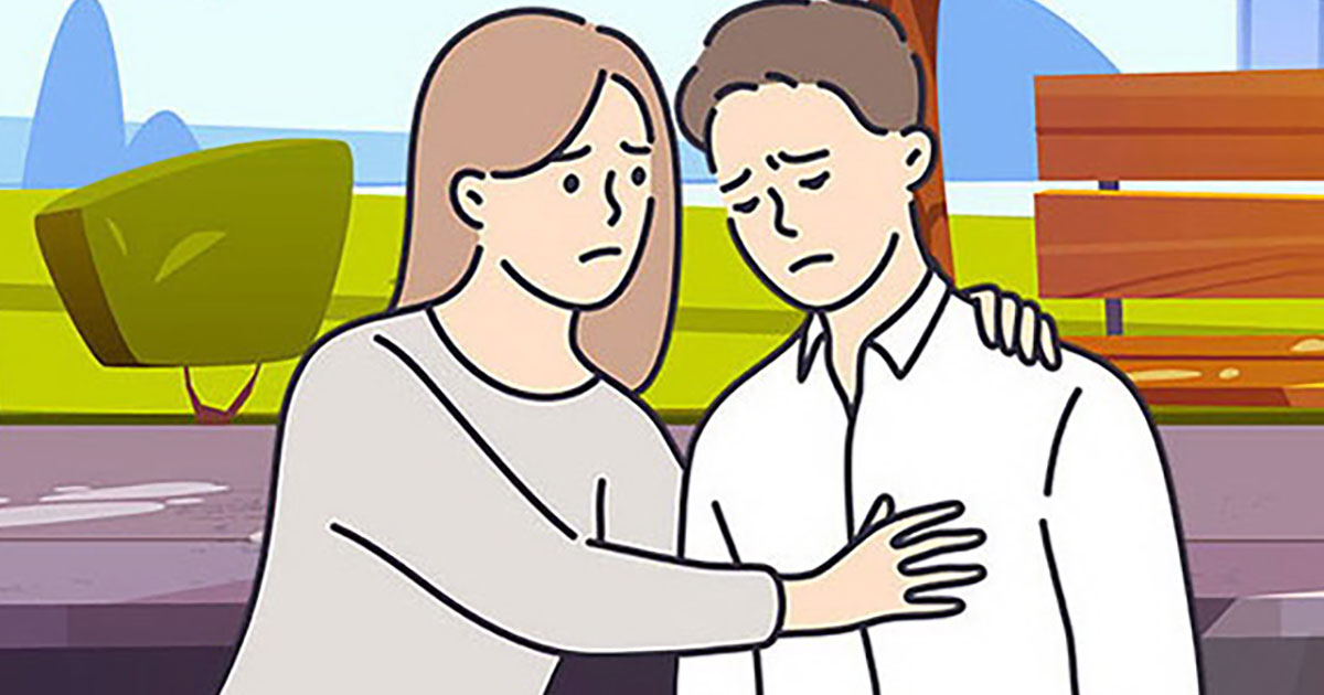 Imagen que ilustra cómo apoyar a una persona que sufre de ansiedad.