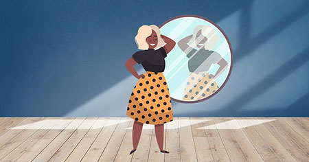 Foto que simboliza el autodescubrimiento y la mejora de la autoestima personal