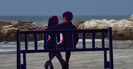 Cerrar un ciclo para avanzar Persona caminando hacia un futuro mejor después de cerrar un ciclo emocional