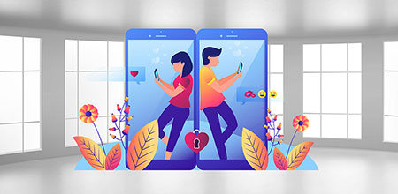 Las obligaciones son menores, algunas veces en las parejas que se conocen en línea