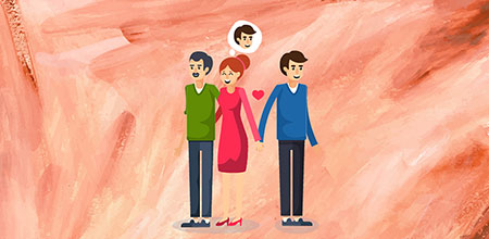 Algunos casos se caracterizan por tener una pareja virtual y otra real