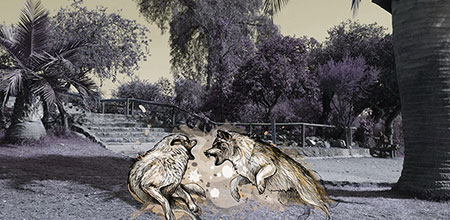 Al igual que los humanos, los animales también practican la violencia