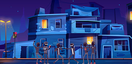 La violencia inició sin armas, privilegiando la fuerza muscular