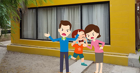 El desarrollo infantil puede verse afectado por separaciones familiares con conflictos intensos