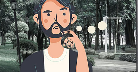 Visualización de una pareja enfrentando creencias irracionales