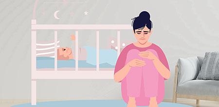 La depresión post-parto se da algunas veces en el primer mes luego de haber nacido el bebé