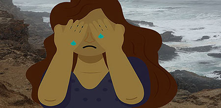 La tristeza puede producirse ante diferentes eventos de la vida, por ejemplo, un duelo