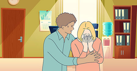 Las personas que reciben críticas destructivas pueden experimentar dolor emocional y ansiedad