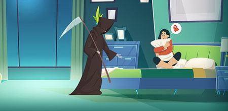 Otro síntoma importante es la dificultad para conciliar el sueño