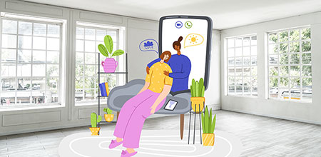 La terapia en línea y presencial pueden ser un gran complemento para el paciente