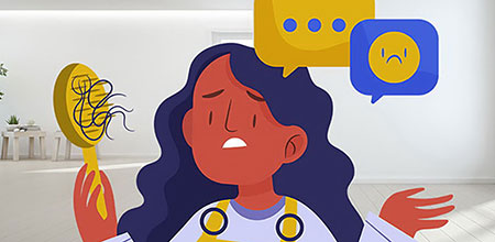 La tricotilomanía se asocia a algunos trastornos como la depresión