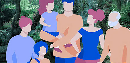 Cada miembro de la familia es importante y contribuye a que se mantenga el síntoma