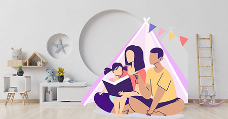 Enseñar hábitos saludables desde el hogar, los niños aprenden a imitar el comportamiento positivo.