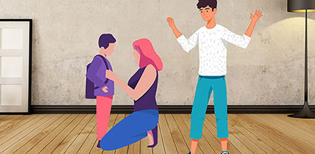 Identifica personas de tu confianza que puedan estar con tus hijos