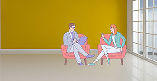 Proceso de ayuda terapéutica durante la primera sesión para pacientes