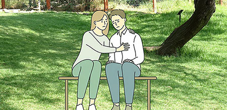 Juntarse con un amigo a conversar puede ser considerado como un apoyo