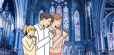 La iglesia es considerada como una red de apoyo secundaria