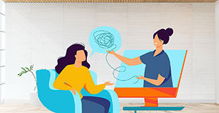 El valor de una buena relación terapéutica Imagen que refleja el vínculo terapéutico entre paciente y psicoterapeuta, un componente esencial para el éxito del tratamiento.