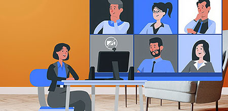 Las reuniones a distancia por aplicaciones de videollamadas son muy comunes