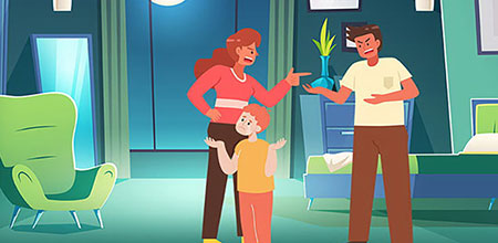 Muchos niños en procesos de separación entre los padres tienen miedo al abandono