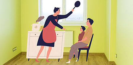 No debemos compartir nuestros sentimientos de ira con nuestros hijos