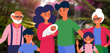 El apoyo familiar de los demás integrantes es fundamental en estos casos