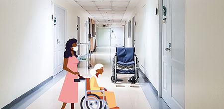 El cuidador puede dedicar tiempo completo al enfermo lo cuál lo desgasta