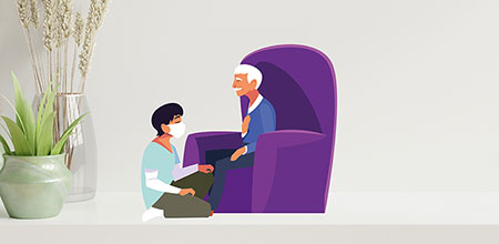 A largo tiempo, la persona cuidadora manifiesta daño físico y psicológico