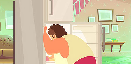 El sobrepeso puede ser el resultado de traumas emocionales