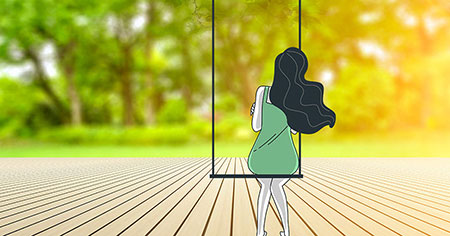 Una figura caminando por un camino que simboliza la lucha contra el miedo al abandono