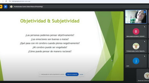 Taller gratuito con Carolina: entiende las distorsiones cognitivas y aprende a transformarlas.