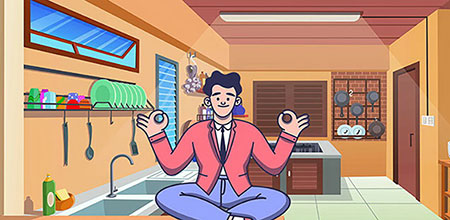 La respiración debe ser guiada y paulatina a través de cada fosa nasal