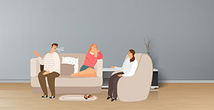 Descubre cómo mejorar tu relación con terapia Sesión de terapia en pareja ayudando a resolver problemas