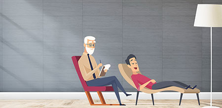 Indagación de aspectos inconscientes para reducir la angustia Se indaga sobre los aspectos inconscientes del individuo que pudieran estar generando angustia