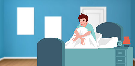 Personas con estrés sufren trastornos del sueño. Muchas personas con estrés padecen de trastorno del sueño.