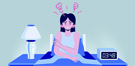 El trastorno del sueño afecta seriamente la vida diaria. El trastorno del sueño tiene un serio impacto en la vida diaria.