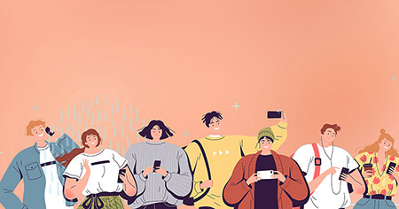 Manos sosteniendo un celular con ansiedad, mostrando dependencia