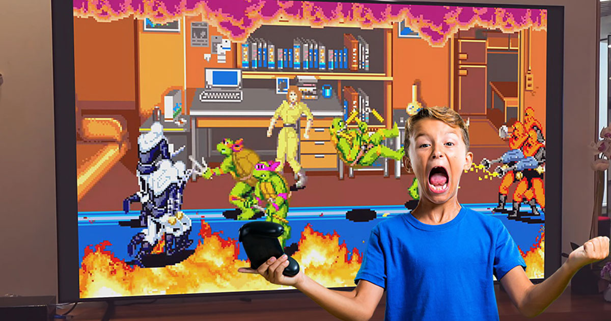 Jóvenes atrapados por los videojuegos, ilustrando la adicción al gaming disorder.